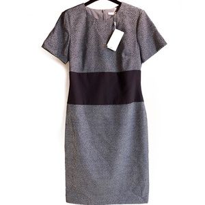 Hugo Boss Damalara short sleeve sheath dress. Size 6.